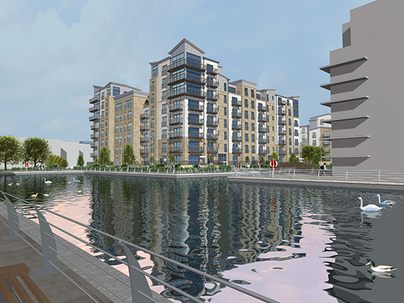 Granton Harbour Canal Basin, Edinburgh